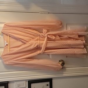 Lauren Conrad Baby Pink Long Sleeve Dress